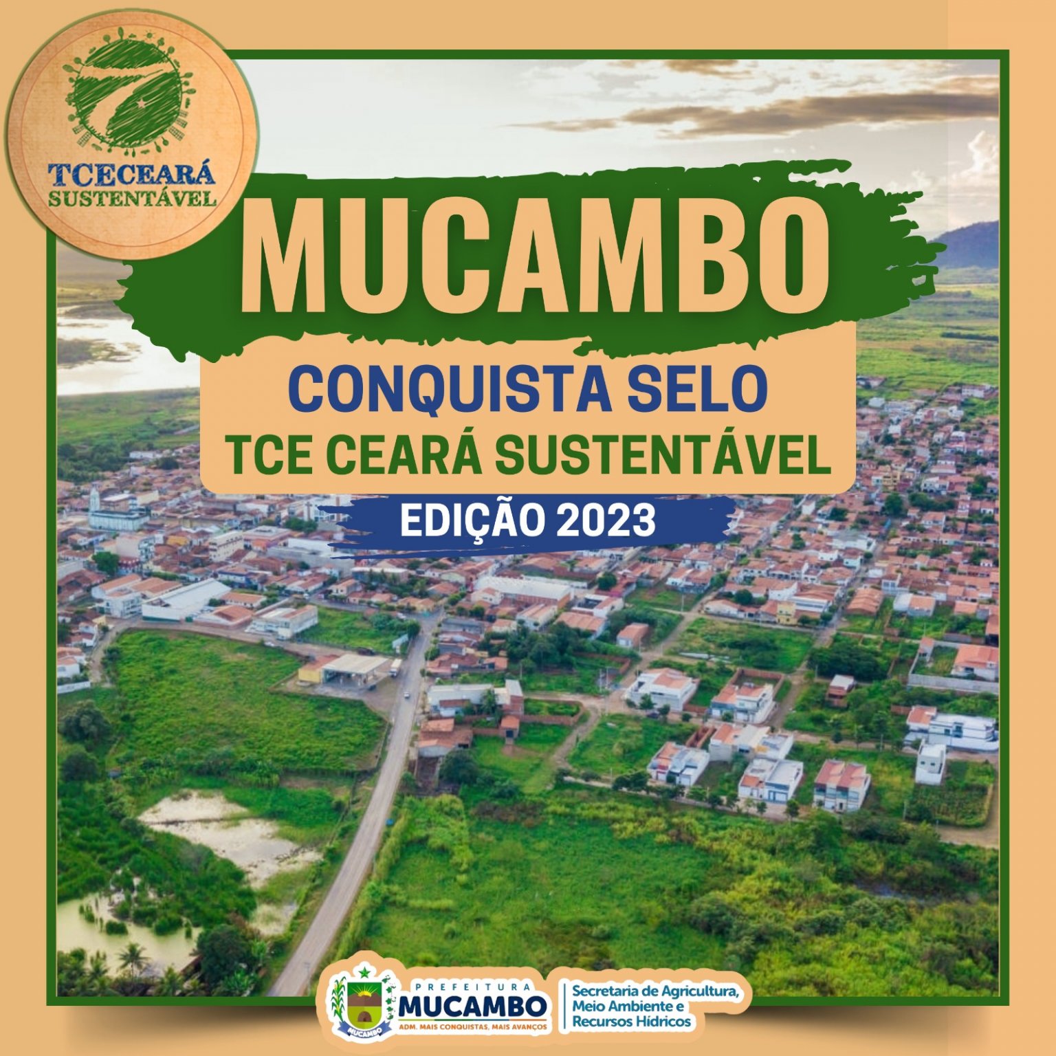 MUCAMBO CONQUISTA O SELO TCE CEARÁ SUSTENTÁVEL 2023 - Prefeitura de Mucambo